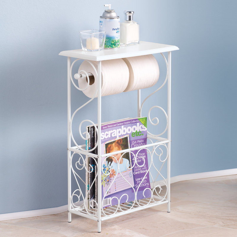 Winston Brands Freestanding Toilet Paper Holder with Magazine Holder Table & Reviews Wayfair